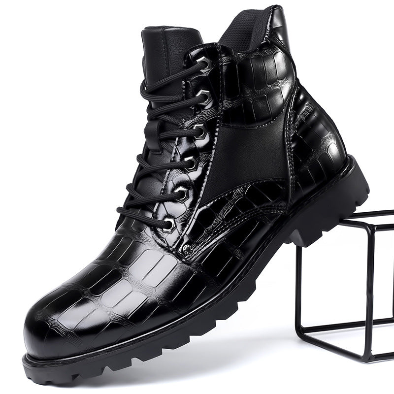 Buster | Croco Detail Stiefelette