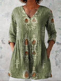 Elise | Lange Blouse met V-Hals
