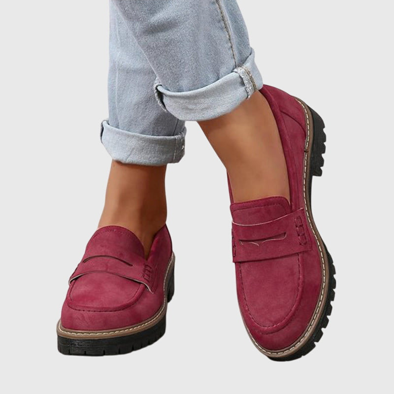 Elegante Antislip Tijdloze Echte Leren Loafers