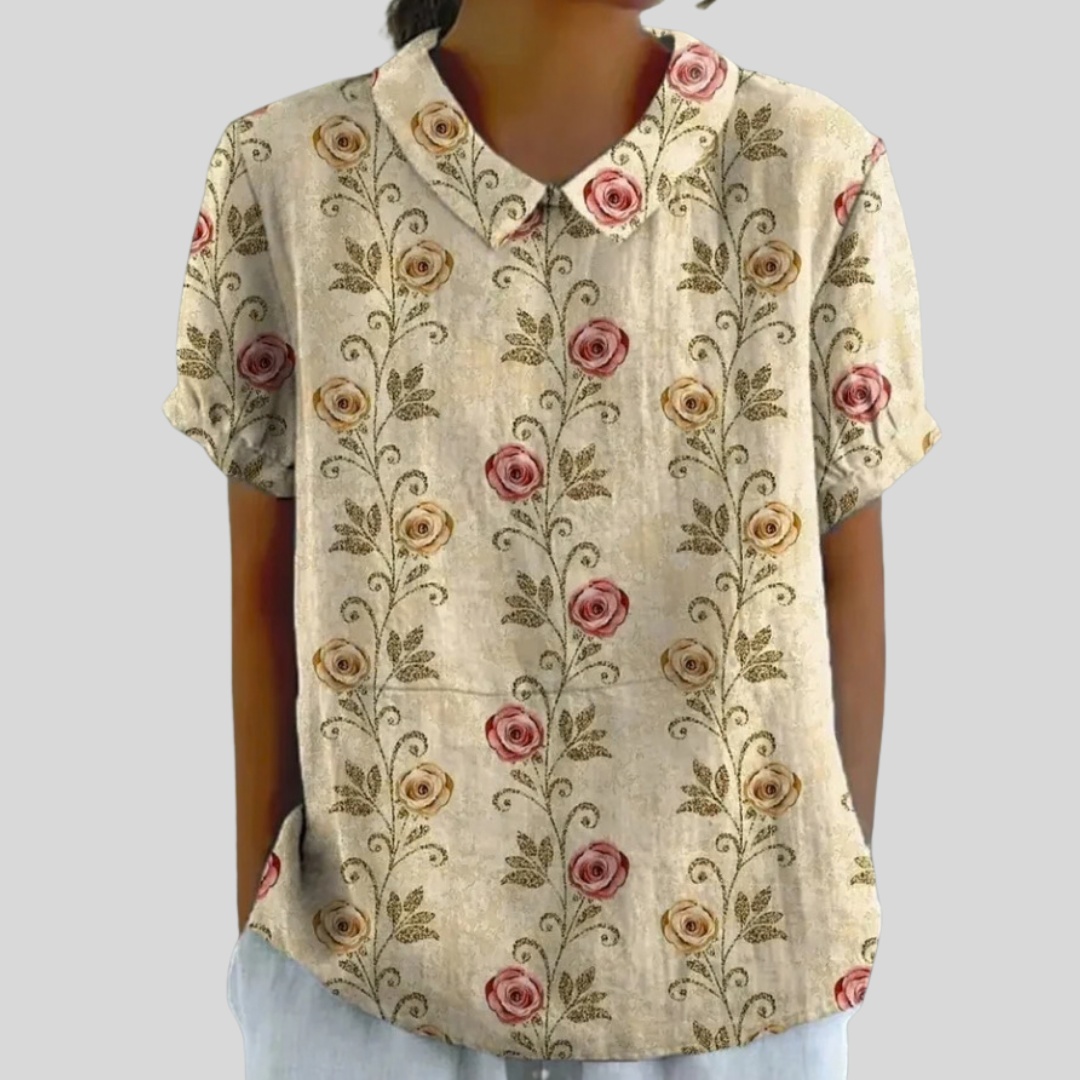 Amélie | Blouse Rozen Klassiek