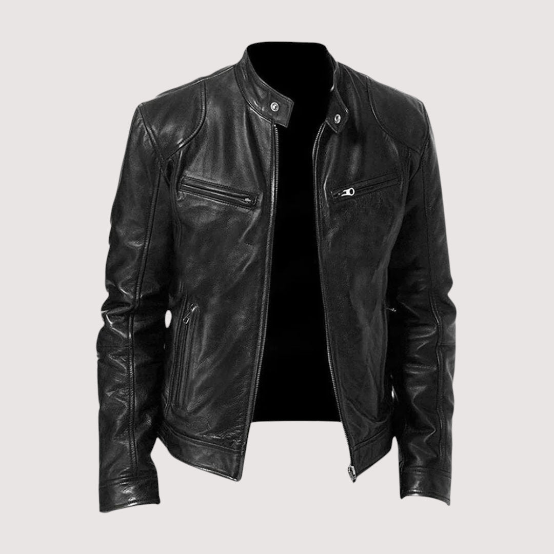 Daan - Luxe Leren Herenjas