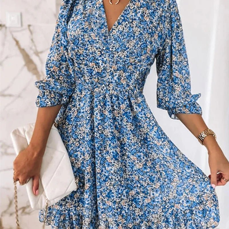 Vera | Elegante Bloemenjurk