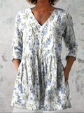Jeanne | Lange Blouse met V-hals