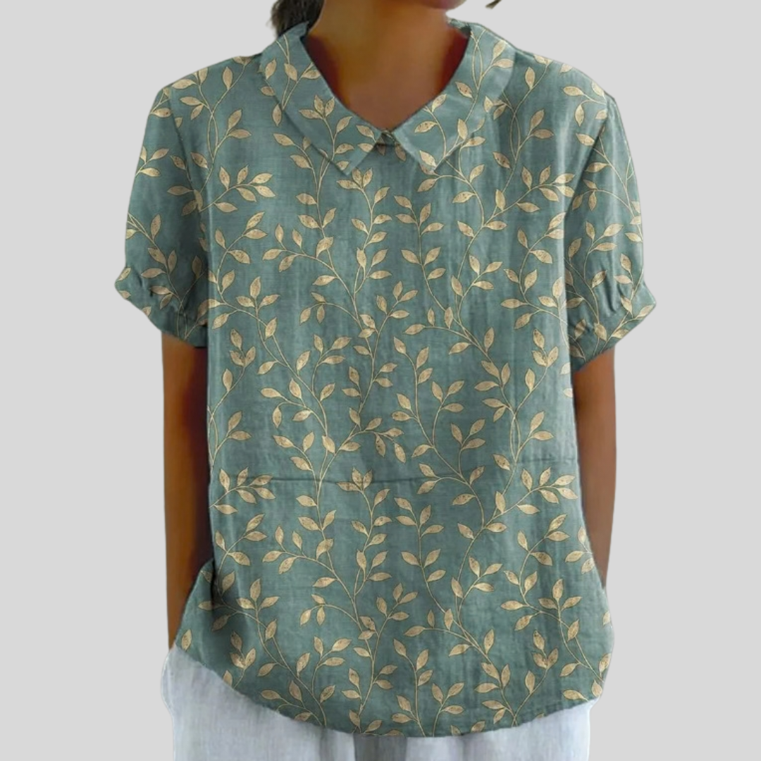 Valentijn | Blouse Elegant Bladmotief