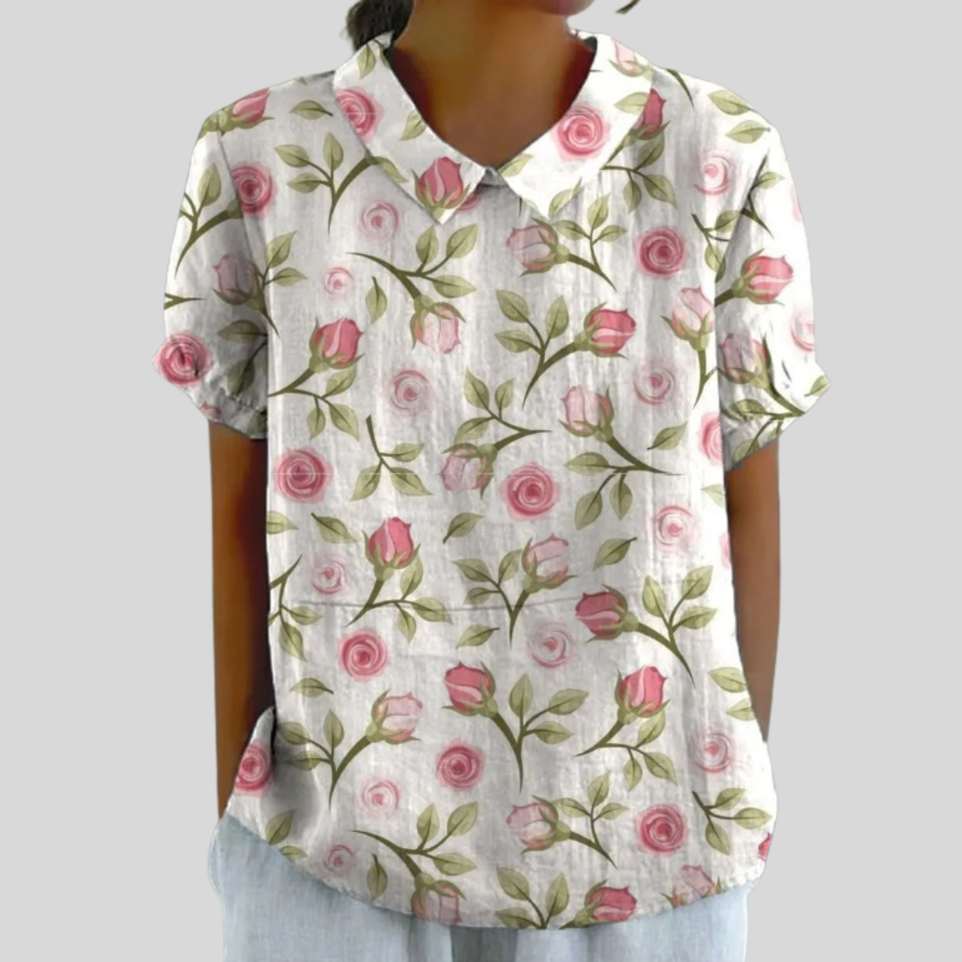 Élodie | Blouse Delicate Rozen