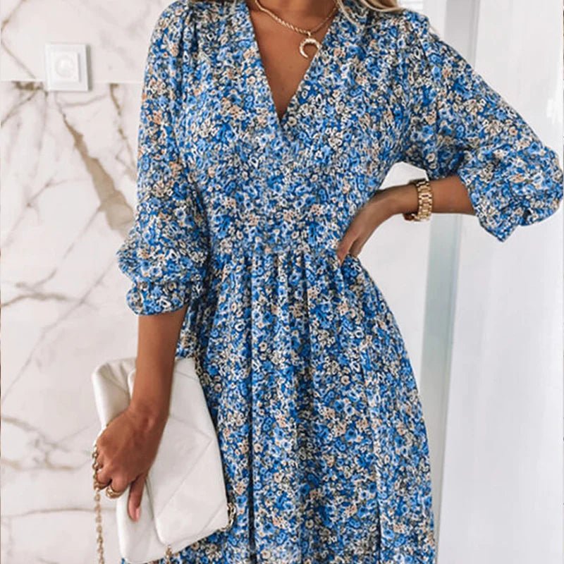 Vera | Elegante Bloemenjurk