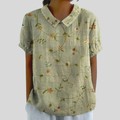 Isabelle | Bloemige Plattelandsblouse