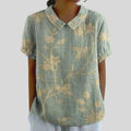 Célestine | Blouse Borduurwerk Planten