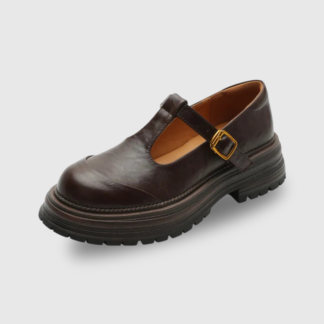Fleur - T-Bar Schoenen met Vintage Charme