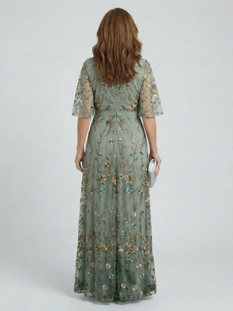 Selora | Halter Bloem Flow Maxi Jurk