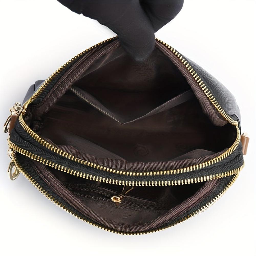 Mila Litchi Geperst Schoudertas