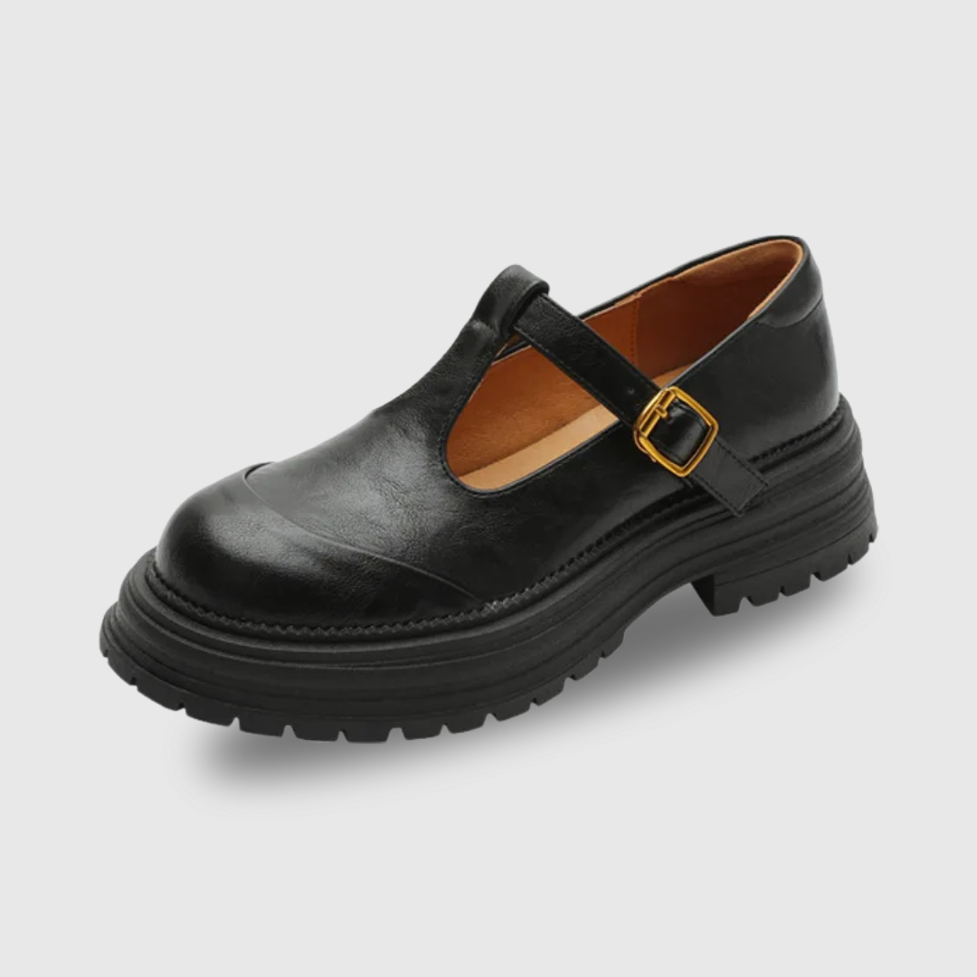 Fleur - T-Bar Schoenen met Vintage Charme
