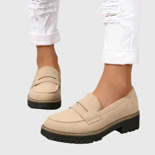 Elegante Antislip Tijdloze Echte Leren Loafers