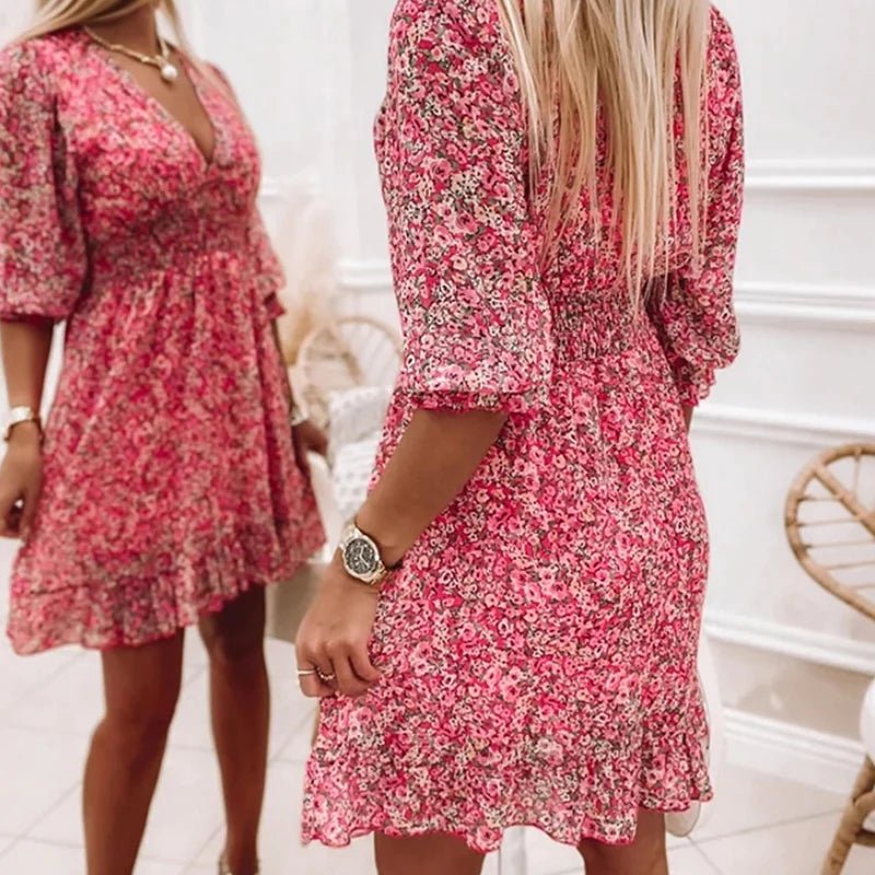 Vera | Elegante Bloemenjurk