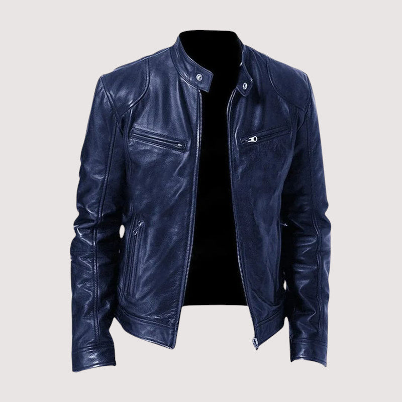 Daan - Luxe Leren Herenjas