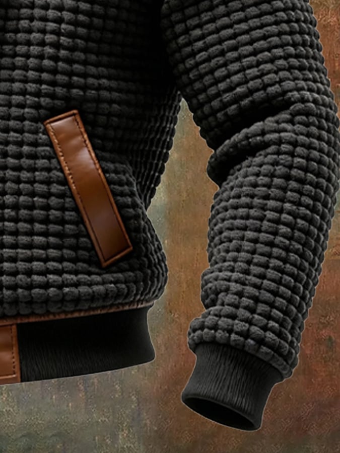 JULIAN - GESTRUCTUREERDE JAS MET RELIËF