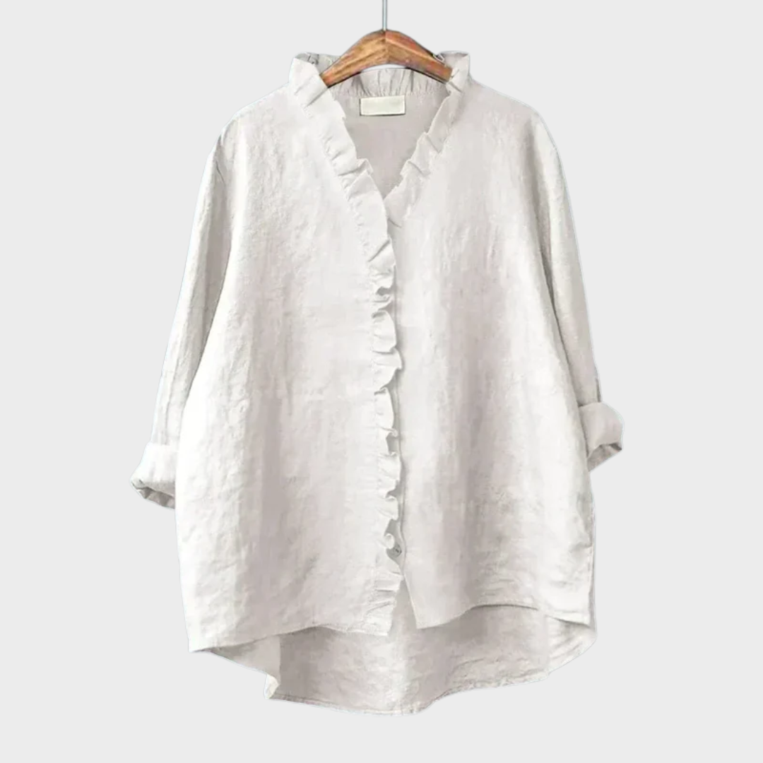 Célestine | Delicate Volant Blouse