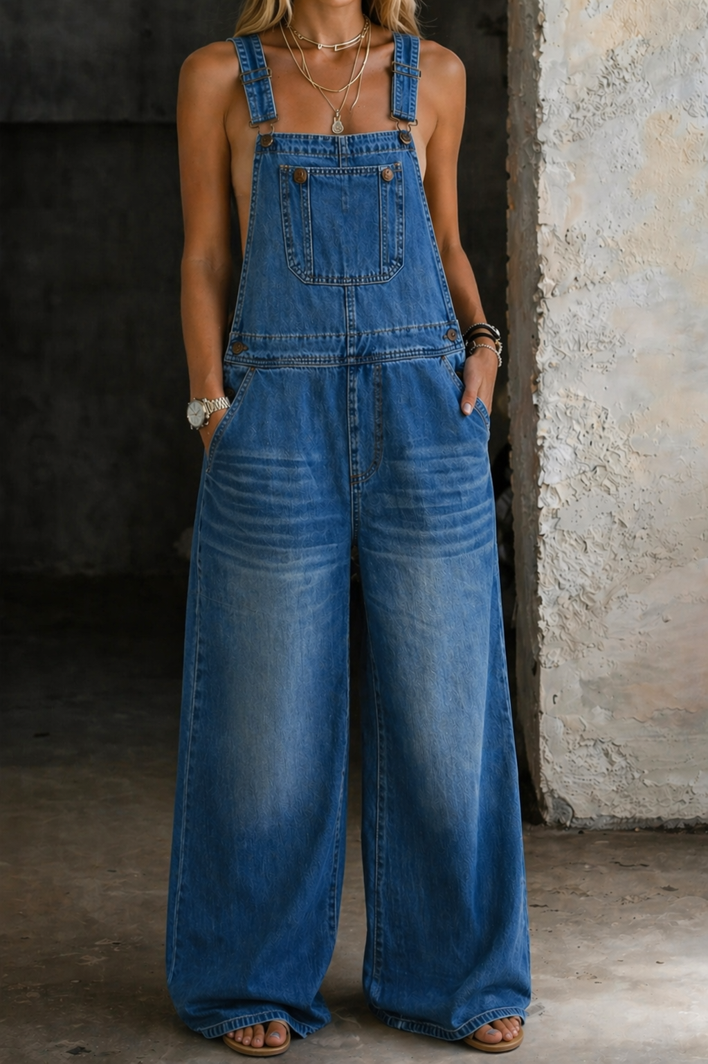 Harper | Elastische Taille Jumpsuit
