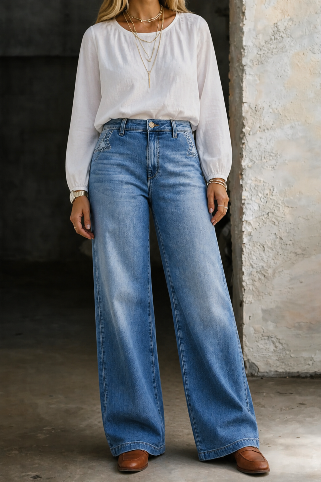 Madie | Vintage Hoge Taille Jeans