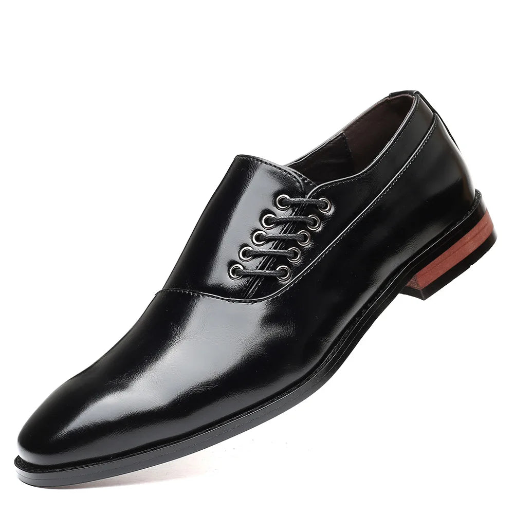 Bertolini Echtes Leder Oxford-Schuhe