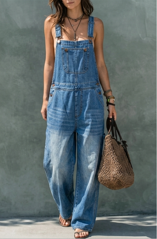 Harper | Elastische Taille Jumpsuit