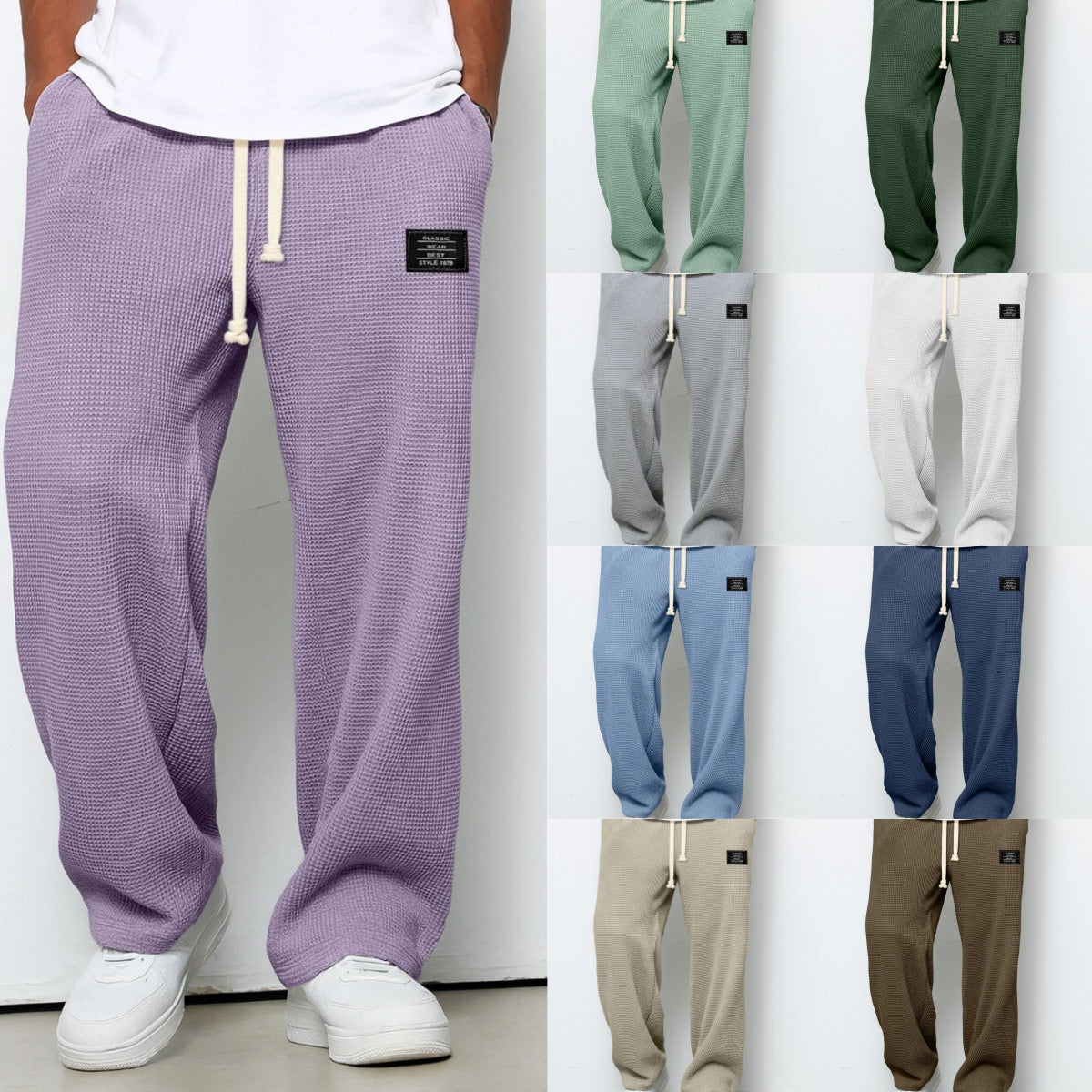 Samuel | Wijde broek met verstelbare taille