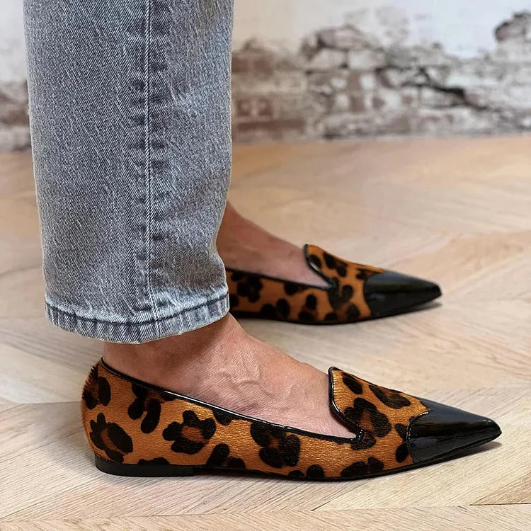 Verfijnde Ballerina’s met Dierenprint