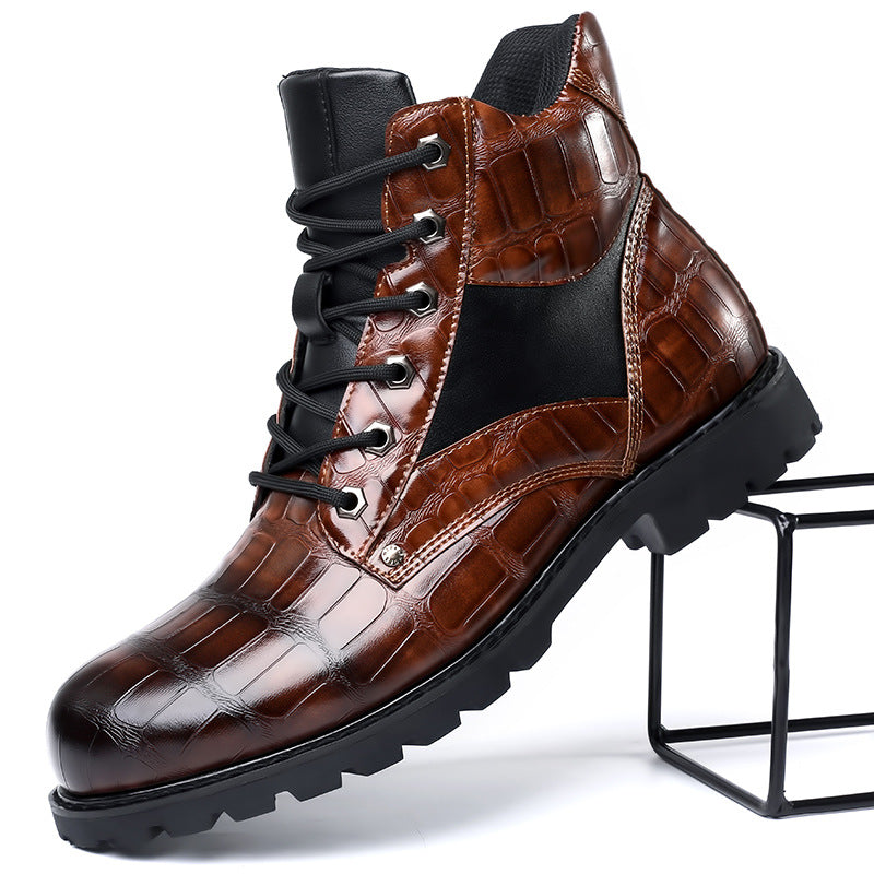 Buster | Croco Detail Stiefelette