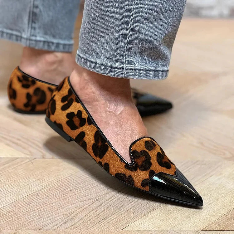 Verfijnde Ballerina’s met Dierenprint