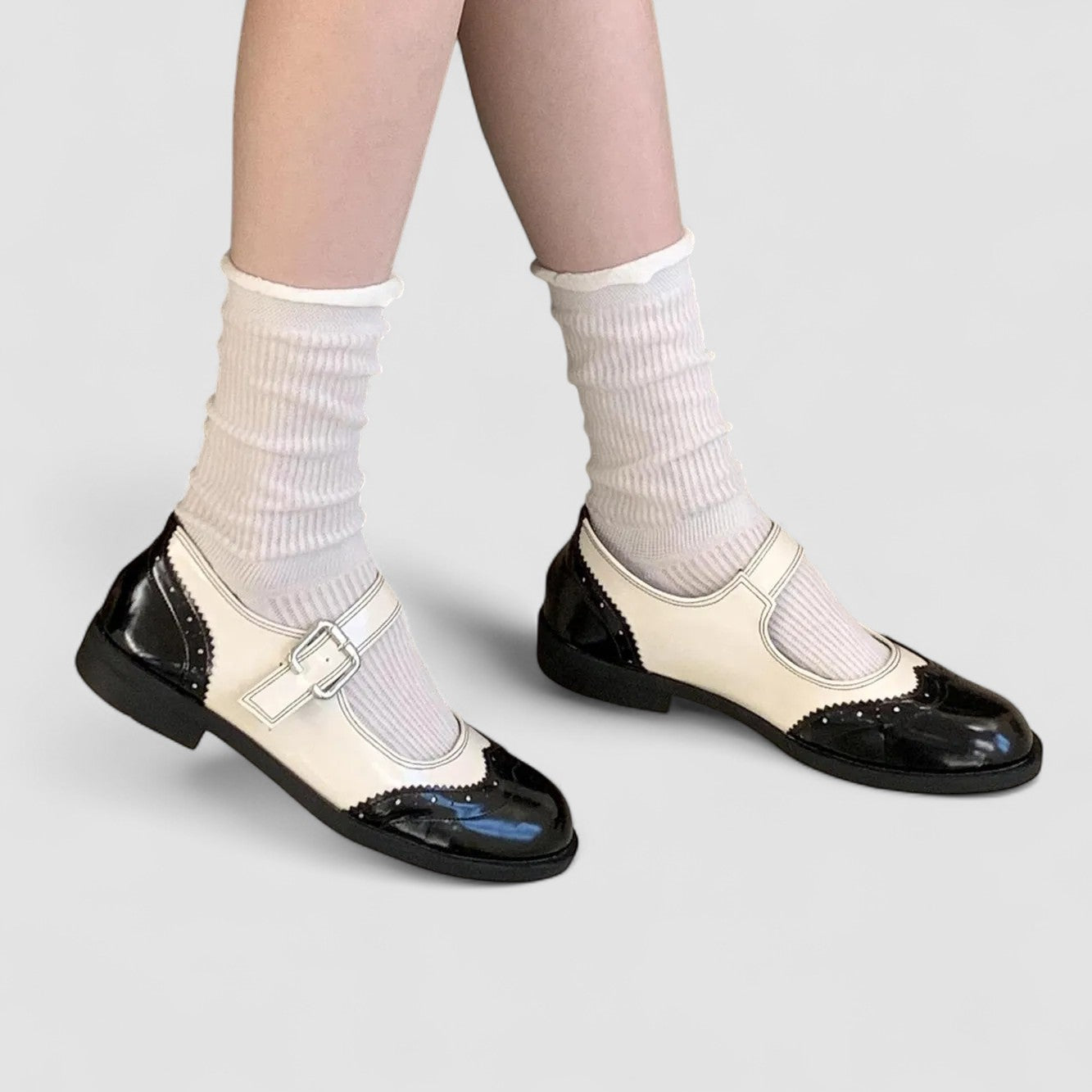 Vintage T-Bar Comfort Echt Leren Mary Jane Schoenen