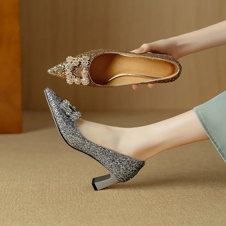 Gloria - Glitter Pumps