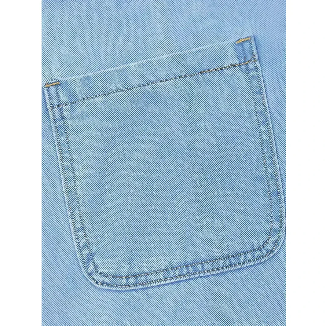 Emma Relaxed Denim-Look Jurk