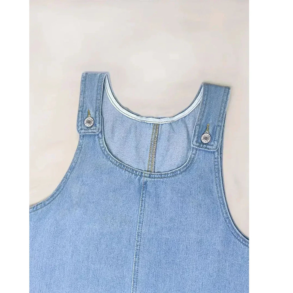 Emma Relaxed Denim-Look Jurk