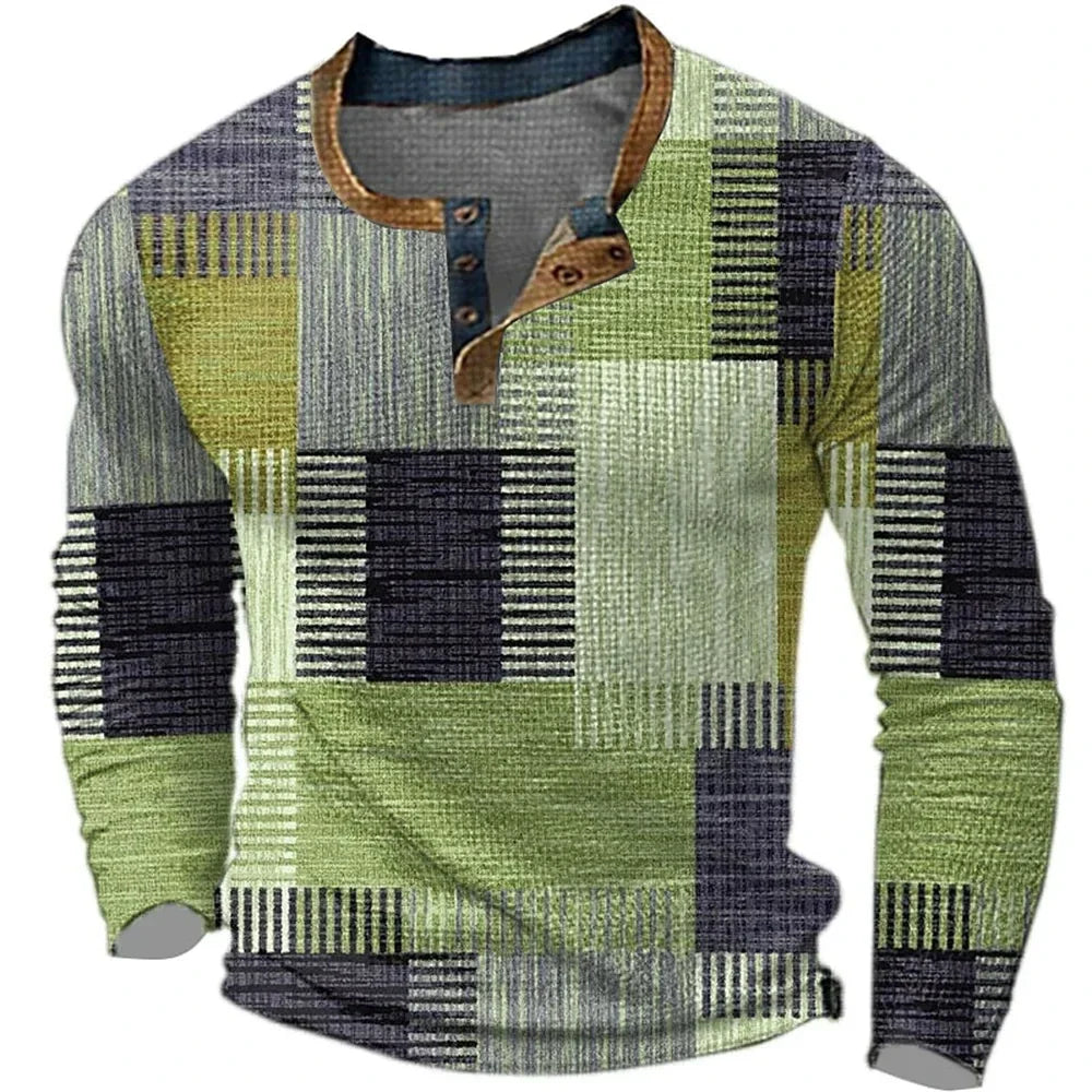 Beeckhoven™ | Kleurrijk Heren Shirt Met Lange Mouwen