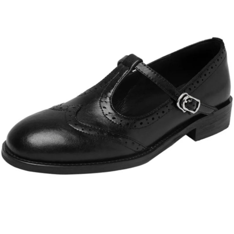 Elegante T-Strap Mary Janes