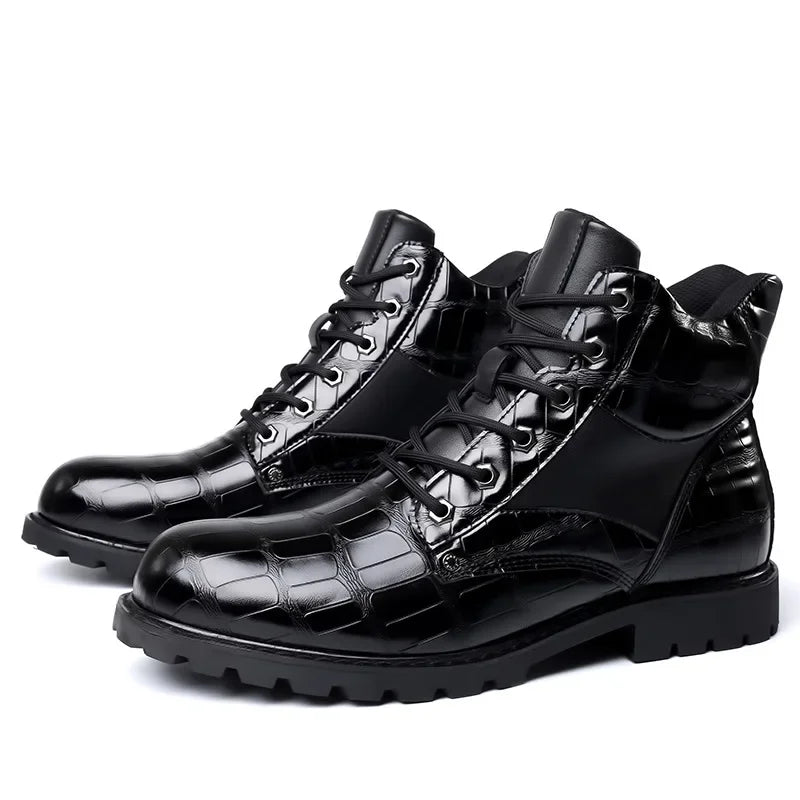 Buster | Croco Detail Stiefelette