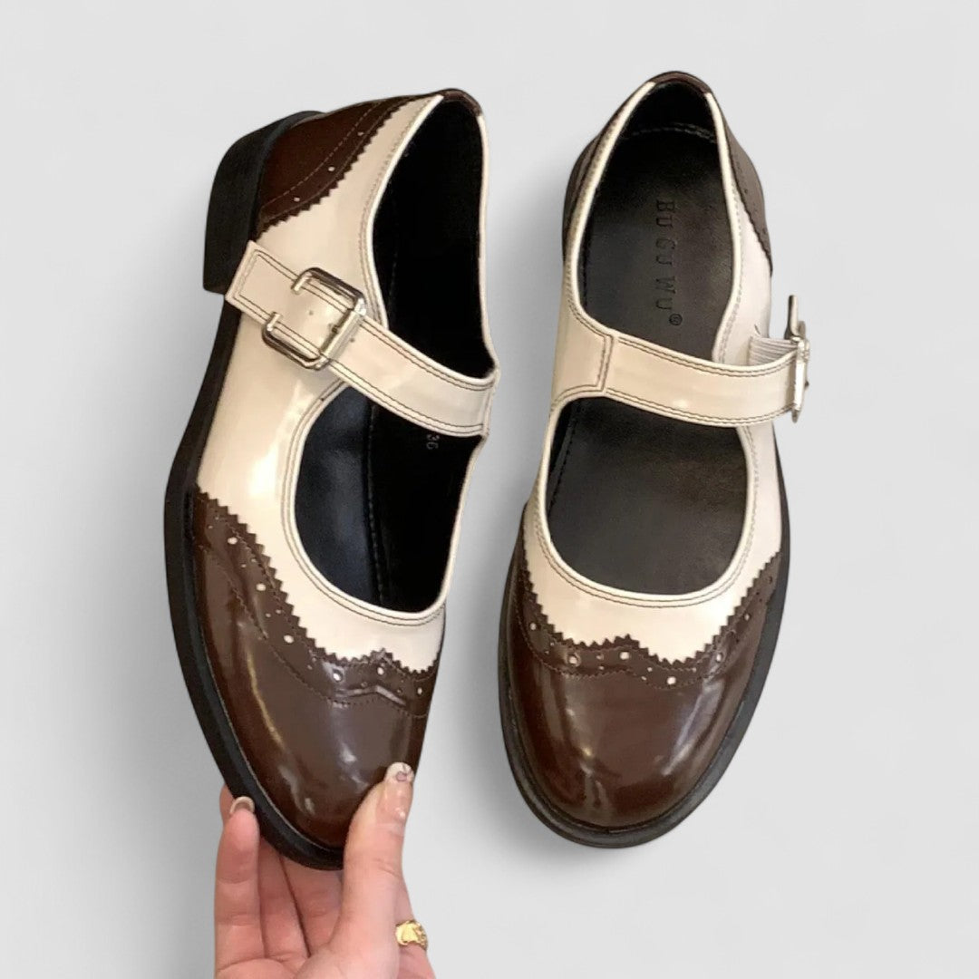 Vintage T-Bar Comfort Echt Leren Mary Jane Schoenen