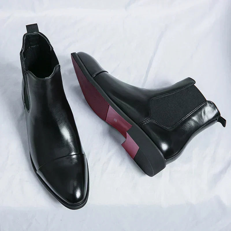 Bernie | Lackierte Chelsea-Stiefel