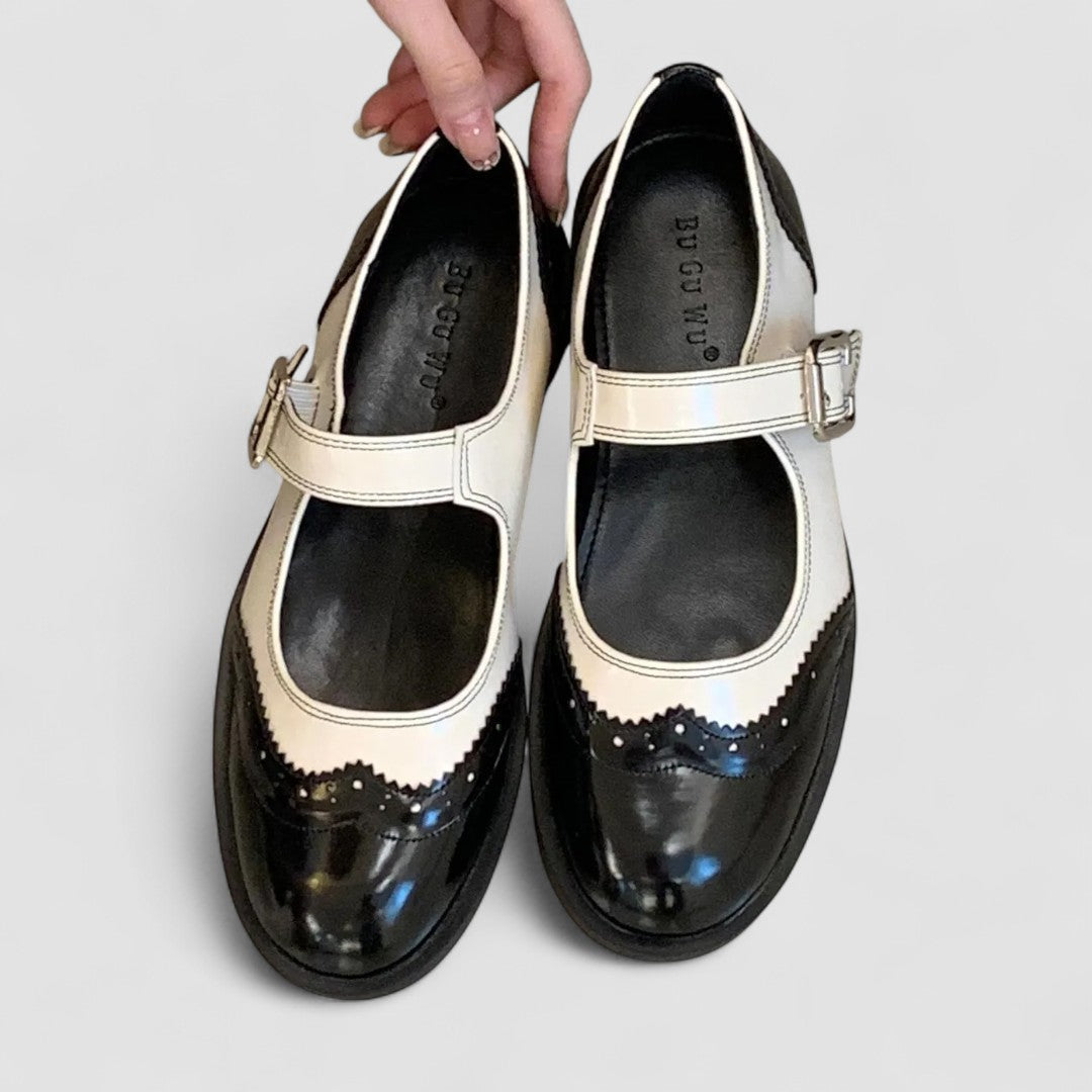 Vintage T-Bar Comfort Echt Leren Mary Jane Schoenen