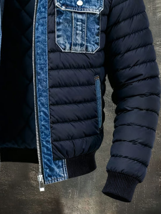 Brandon | Gevoerde Denim Jas
