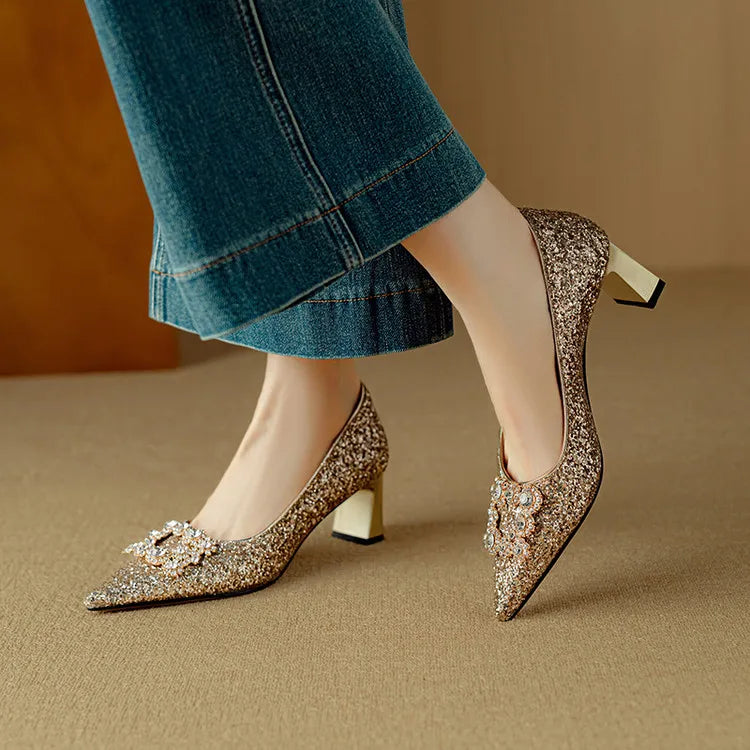 Gloria - Glitter Pumps