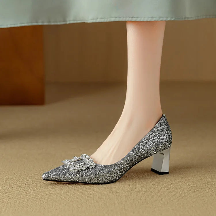 Gloria - Glitter Pumps