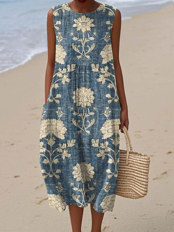 Belle Boho Midi Jurk