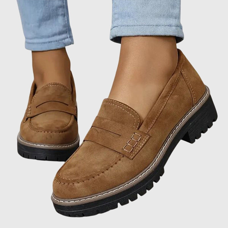 Elegante Antislip Tijdloze Echte Leren Loafers