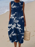 Tess Elegante Bloemen Midi Jurk