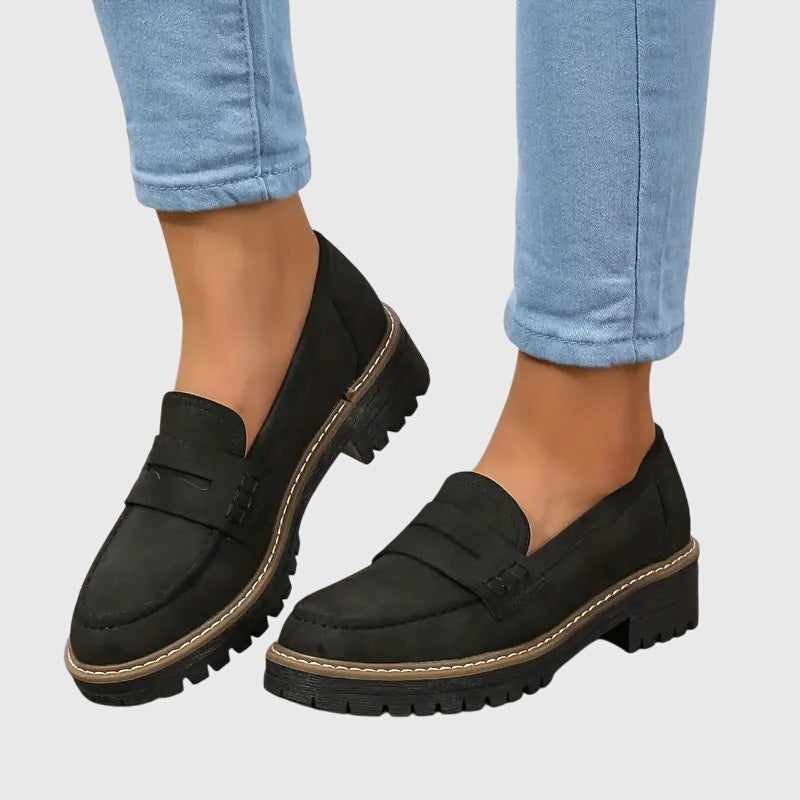 Elegante Antislip Tijdloze Echte Leren Loafers