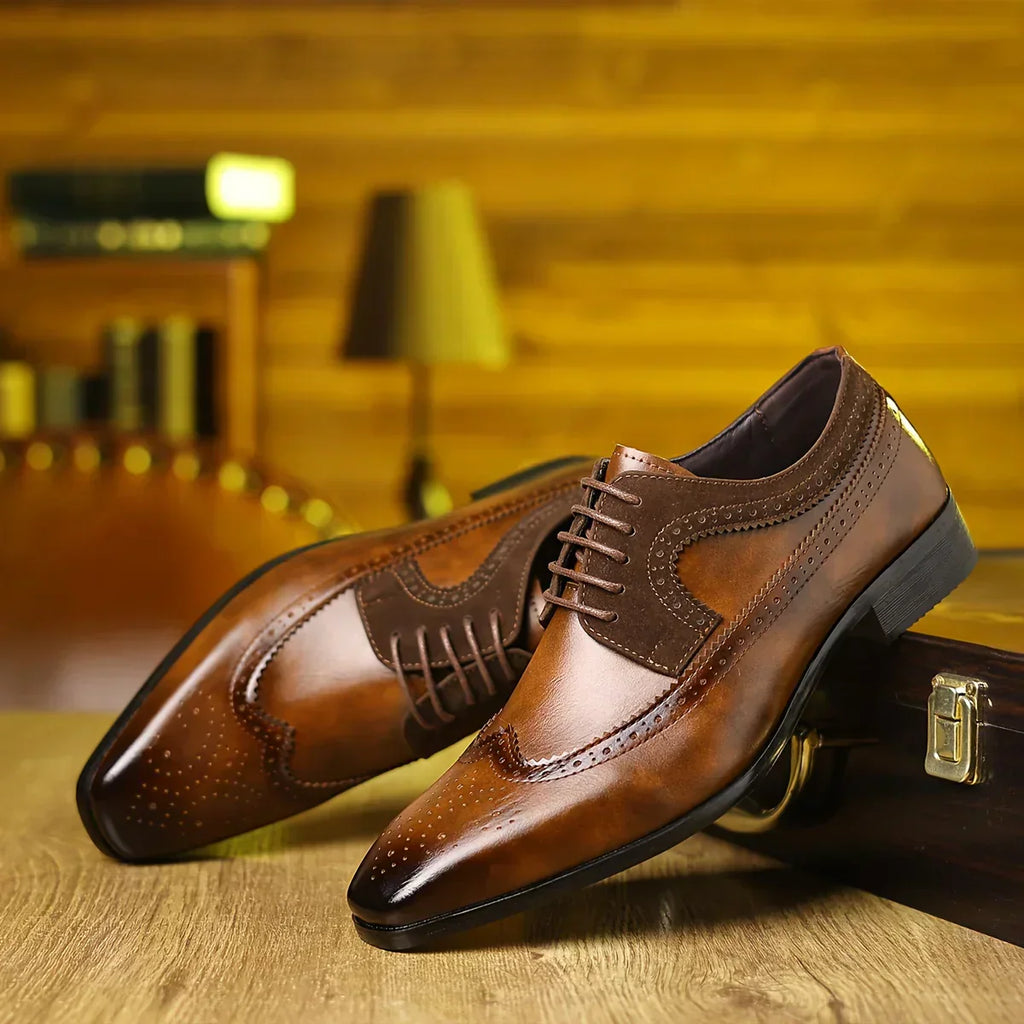 Alexander Prescott Leder Schnürschuhe