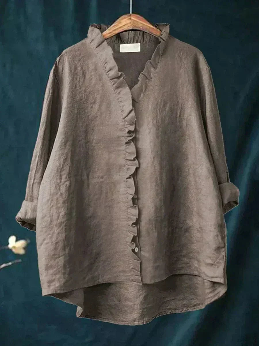 Célestine | Delicate Volant Blouse