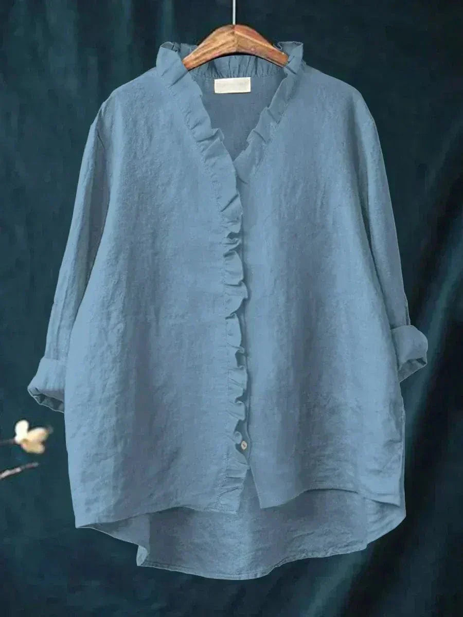 Célestine | Delicate Volant Blouse