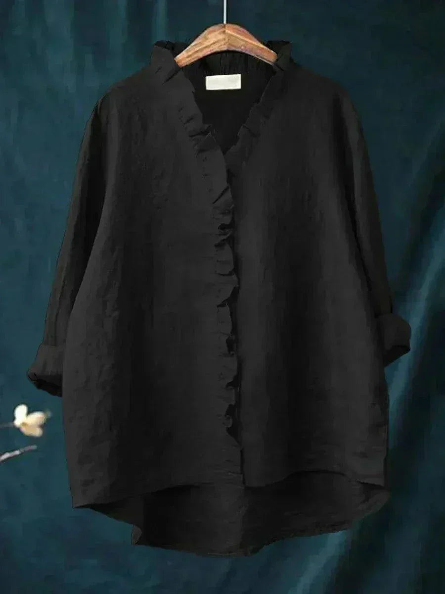 Célestine | Delicate Volant Blouse